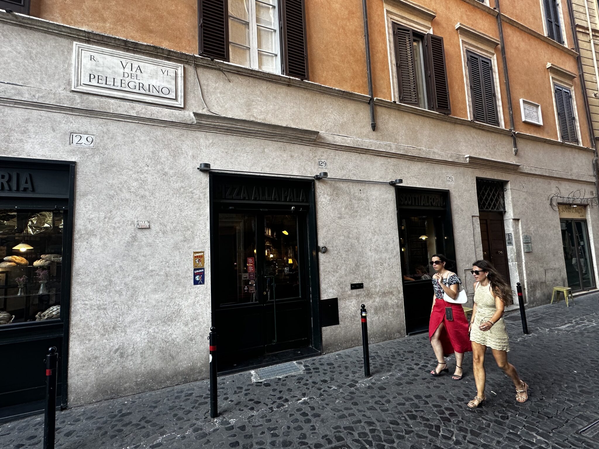 when in rome eat roman style pizza