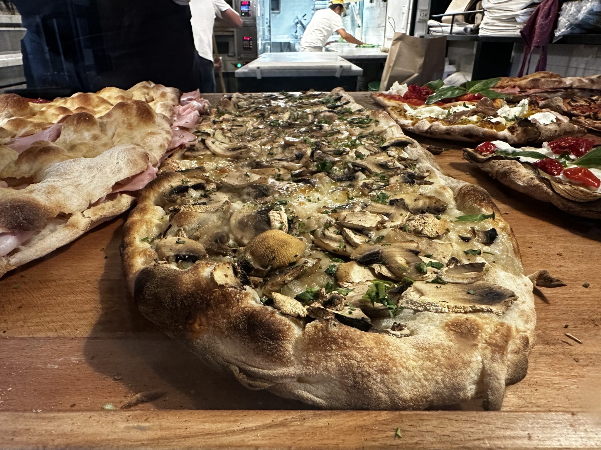 when in rome eat roman style pizza